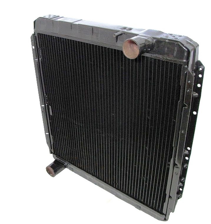 фото радиатор основной 54115 евро 2-х рядный алюминиевый / radline 54115-1301010 