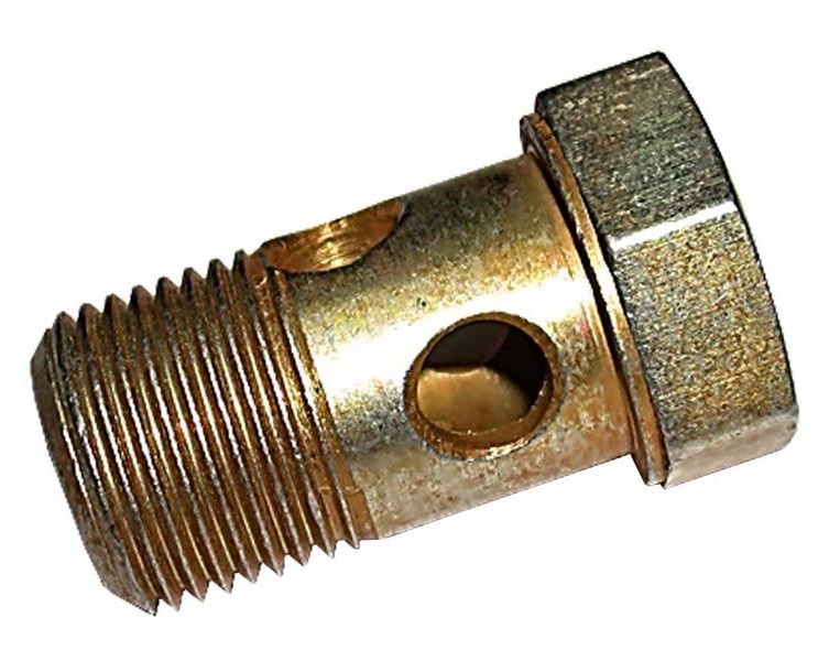 купить Болт-штуцер ГУР ГАЗ-3110 сливной дв.406 (2 отверстия, М16)