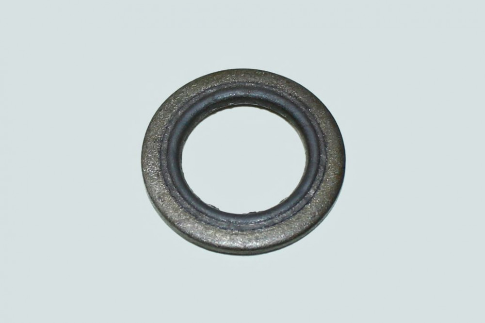 фото шайба уплотнительная болта штуцера трубки слива топлива резино-металлическая (isle) dcec 3957427 3963990 