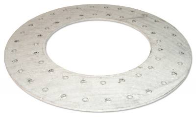 фото накладка сцепления ( не сверленная ) / уралати 14-1601138 